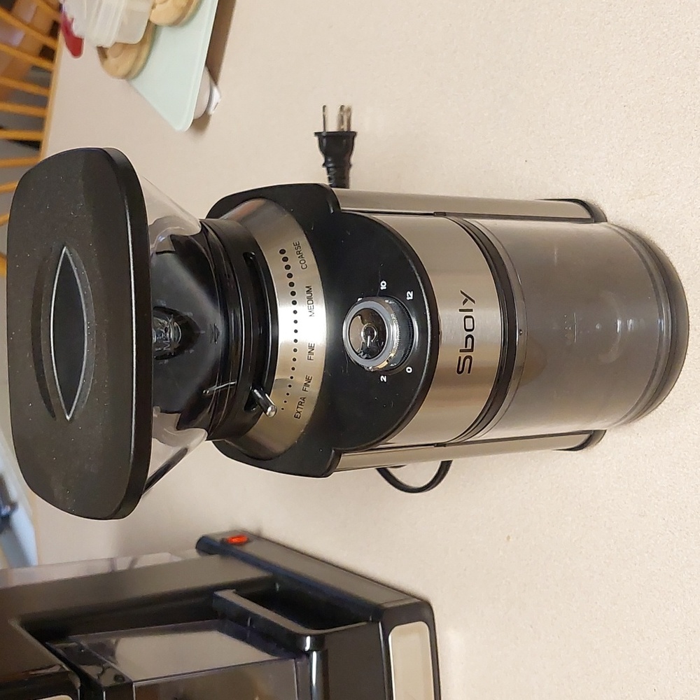 Sboly Electric Conical Burr Coffee Grinder Adjustable Burr Precise High Quality